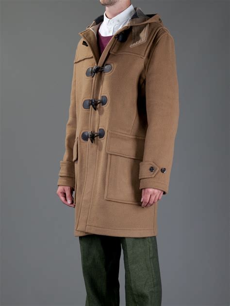 burberry men's sport coat|men's burberry duffle coat.